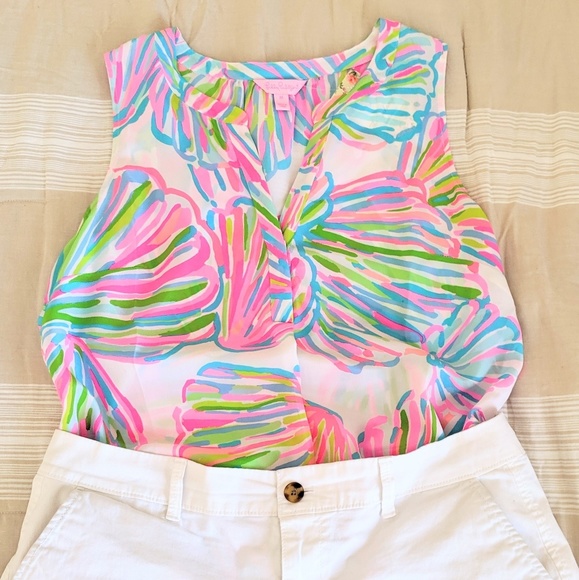 Lilly Pulitzer Tops - Lily Pulitzer silk top